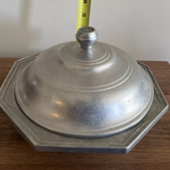 RARE Wilton Armetale RWP Octagonal Octagon Covered Casserole 1973 - Picture 9 of 9